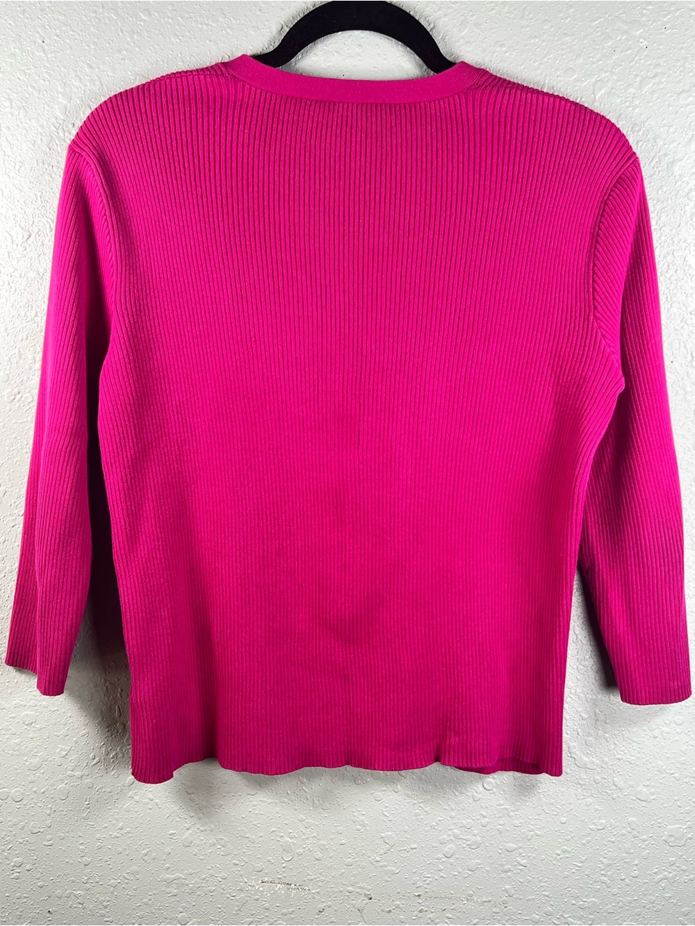 Lauren Ralph Lauren Made in Hong Kong Vintage Pink Cardigan M - Picture 3 of 14